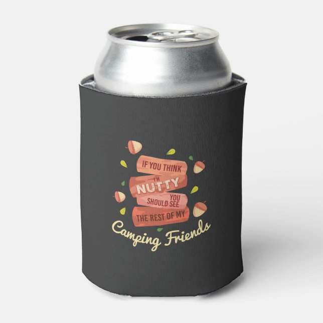 Camping Campfire Geschenke Dosenkühler (Kanne Vorderseite)