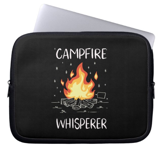 Camping Campfire Laptopschutzhülle (Vorderseite)