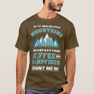 Camping Campfire Wanderkaffee T-Shirt