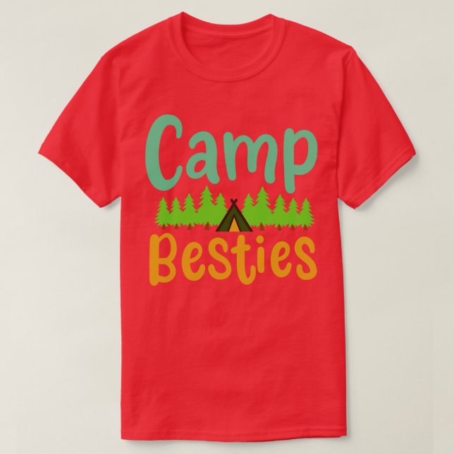 Camping Campingplatz 1 T-Shirt (Design vorne)
