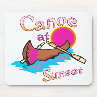 Camping Canoe Mousepad