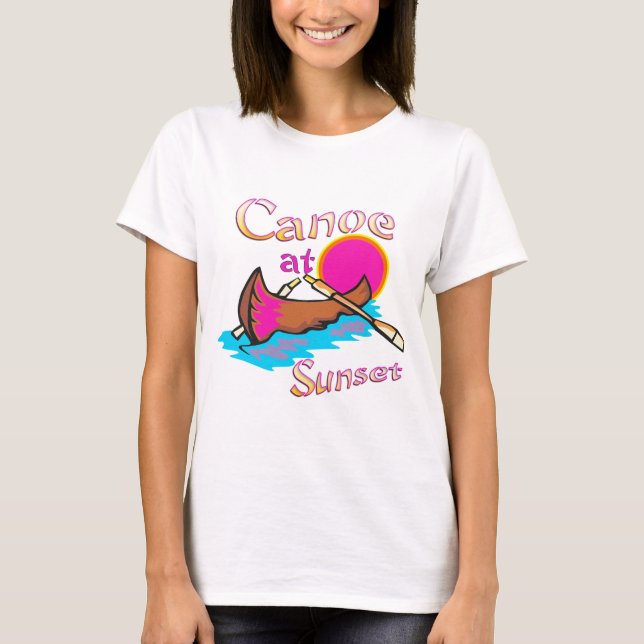 Camping Canoe T-Shirt (Vorderseite)