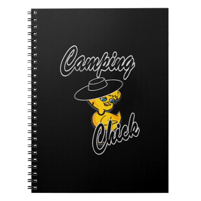Camping Chick #4 Notizblock (Vorderseite)