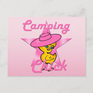 Camping Chick #8 Postkarte