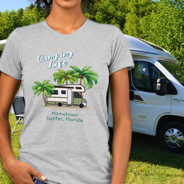Camping Classe de vie C Motorhome Camper T-shirt (Créateur téléchargé)
