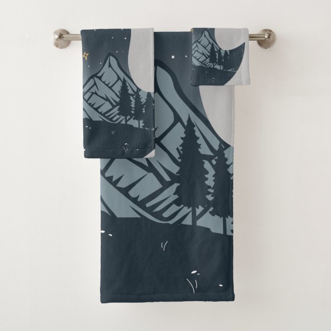 Camping cool Camper Feu de Campement Sous Les Mont (En situation)