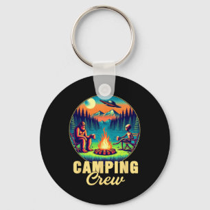 Camping-Crew-Camper-Trinkteam Lustiger Bigfoot Al Schlüsselanhänger