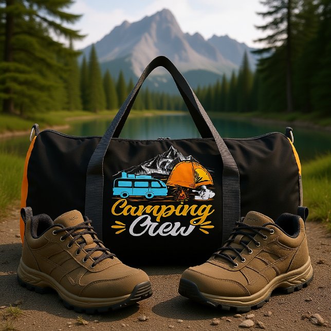 Camping Crew Camper Van Duffle Bag (Von Creator hochgeladen)