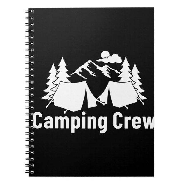 Camping Crew Notizblock (Vorderseite)