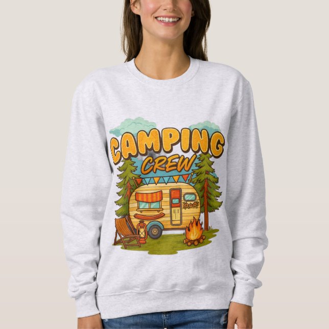 Camping Crew Sweatshirt (Vorderseite)