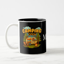 Camping Crew Zweifarbige Tasse
