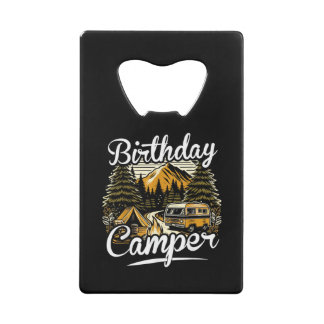 Camping de campeur d'anniversaire