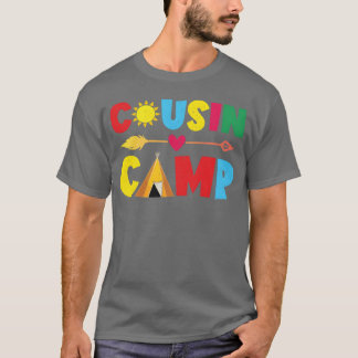 Camping de cousins T-shirt drôle de cousine fille