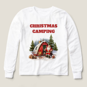 Camping de Noël Filles Longue Manche