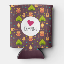 Camping der coolen Liebe Outdoorsy Dosenkühler