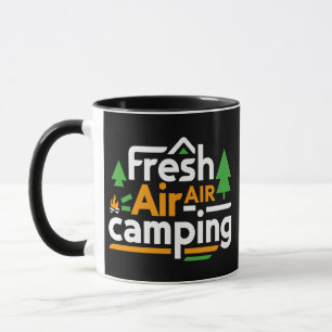 Camping der frischen Luft, Abenteuer Tasse