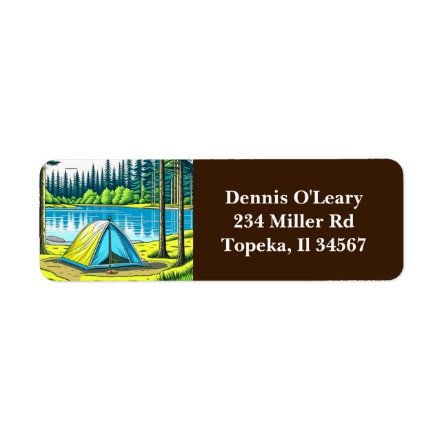 Camping der Natur im Wald (Vorne)