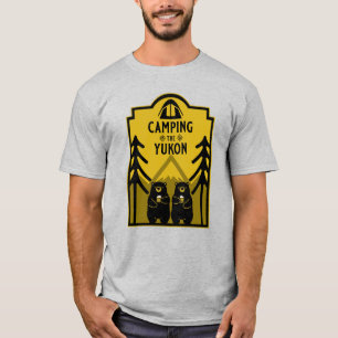 Camping Der Yukon River Kanada T-Shirt