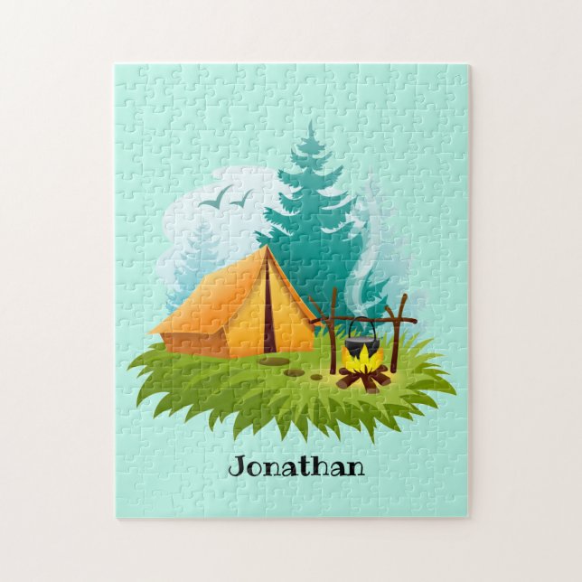 Camping Design Jigsaw Puzzle (Vertikal)
