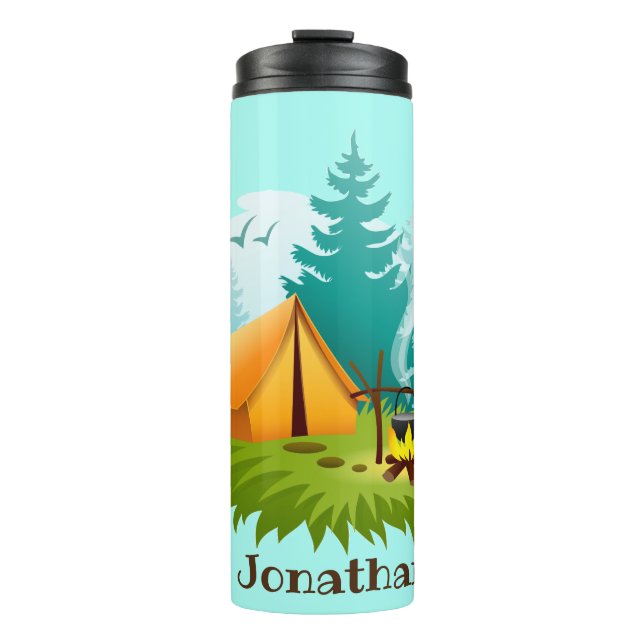 Camping Design Thermal Tumbler Thermosbecher (Vorderseite)