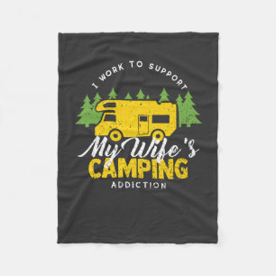 Camping - Die Camping-Sucht der Ehefrau Fleecedecke