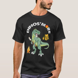 Camping Dinosaur Lagerfeuer Dinos'more Camp Smore T-Shirt