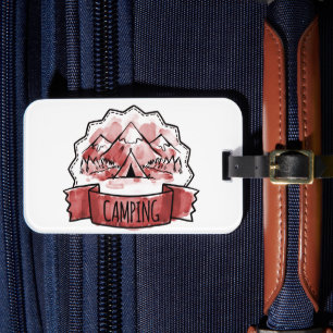 Camping-Emblem Gepäckanhänger