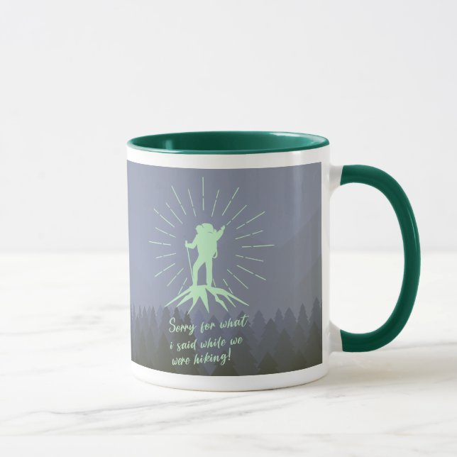 Camping Entschuldigung für das, was ich beim Wande Tasse (Rechts)