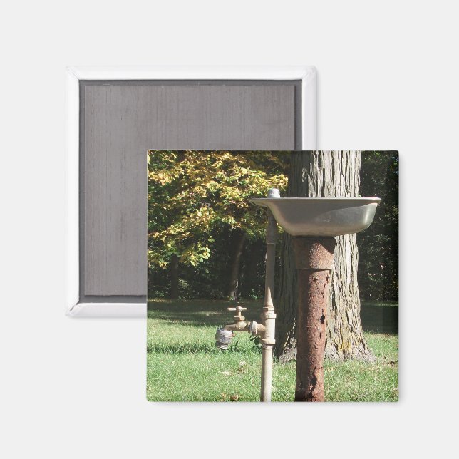Camping Erinnerungen Außenwasser Wasserhahn Magnet (Vorderseite/Rückseite)