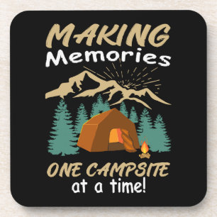 CAMPING Erinnerungen schaffen Getränkeuntersetzer