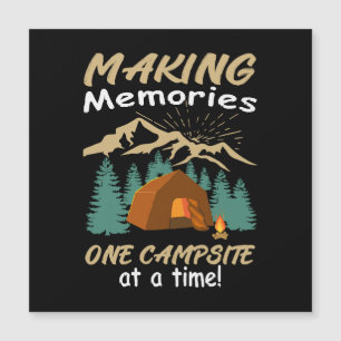 CAMPING Erinnerungen schaffen Magnetkarte