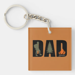 Camping extérieur papa heureux camper