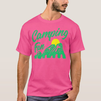 Camping Fan Camp Bergsee-Zauber Wandern T-Shirt