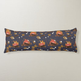 Camping Fire Outdoor Adventure & Marshmallows Seitenschläferkissen