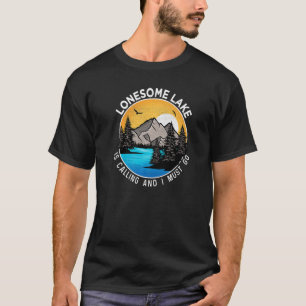 Camping Fischen Seefischerei Seepromenade Locarno T-Shirt