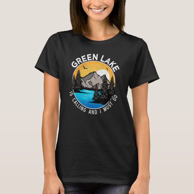 Camping Fischen Seefischerei T-Shirt (Vorderseite)