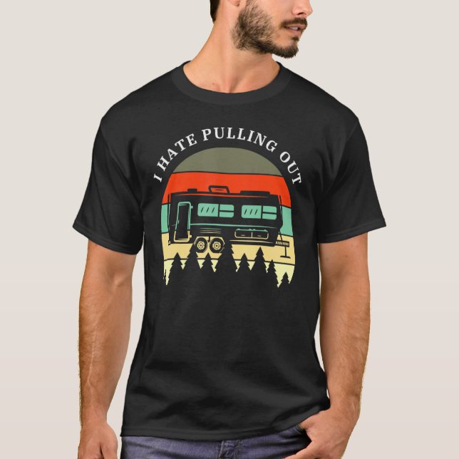 Camping For Men Women Kids Camping Trailer Camper  T-Shirt (Vorderseite)