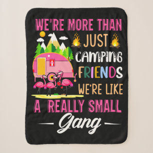 Camping-Freunde sind wie eine kleine Gang Sherpadecke