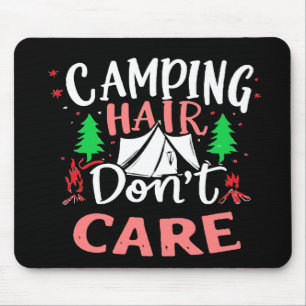 Camping Frisur Ist Mir Egal Lustig Mousepad