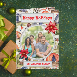 Camping für Aquarelle Foto Karte