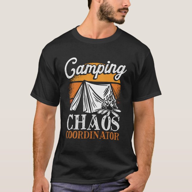 Camping für den Camping-Koordinator T-Shirt (Vorderseite)