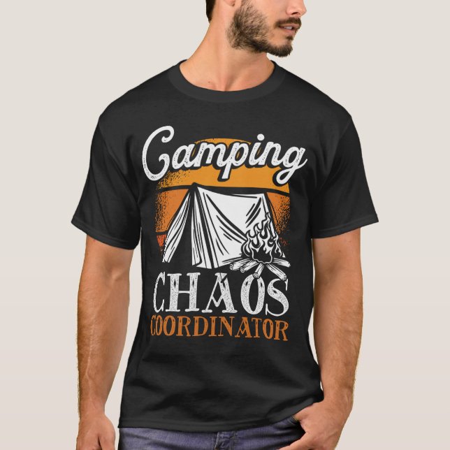 Camping für den Camping-Koordinator T-Shirt (Vorderseite)