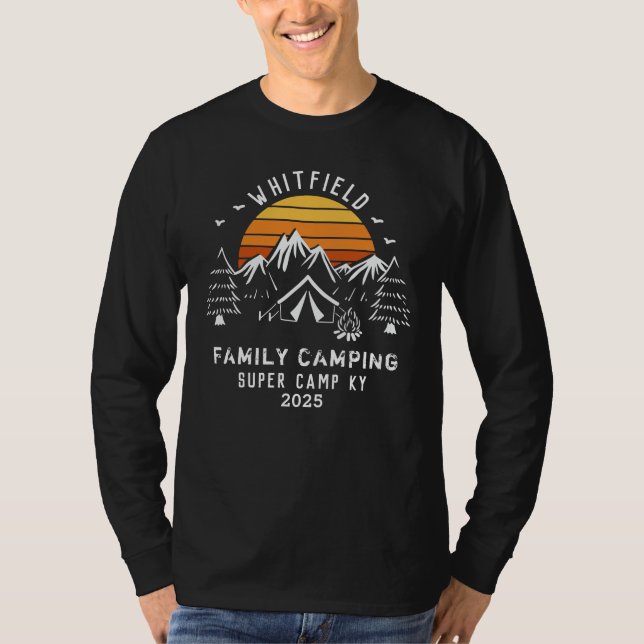 Camping für den Familienurlaub T-Shirt (Vorderseite)