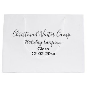 Camping für Winterurlaub Große Geschenktüte