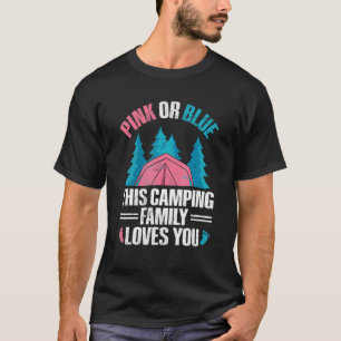 Camping Gender-Bericht für eine Camping-Familie T-Shirt