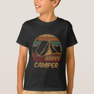 Camping-Geschenke Glücklicher Camper Campingplatz T-Shirt