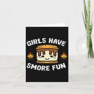 Camping Girls haben mehr Spaß Camper Girls Kinder  Karte