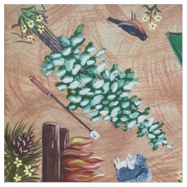 Camping Glamping & Smores Stoffe