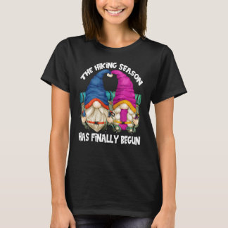 Camping Gnome Motif mit Redewendungen für Wanderer T-Shirt