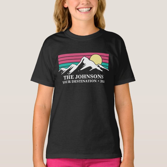 Camping-Gruppe für benutzerdefiniertes Matching Fa T-Shirt (Vorderseite)